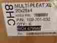 102-701-030 N A Koch 20x25x2 Multi-pleat Xl Air Filter Lot Of 6 New