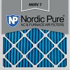 10x10x1m7-3 Nordic Pure Pleated Merv Ac Furnace Filters Qty 848224135395