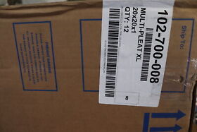 102-700-008 12-pk Koch Filter Extended Surface Pleated Panel 8 Merv
