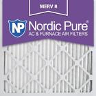 14x14x1m8-6 Nordic Pure Merv Pleated Ac Furnace Air Filter 816387014208
