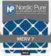 14x30x1m7-6 B005esp17k Nordic Pure Merv 7 Pleated Ac Furnace Air Filter 14x30x1 Box Of 6