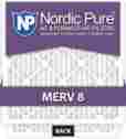 16x16x1m8-6 Nordic Pure Merv 8 Pleated Ac Furnace Air Filter 16x16x1 Box Of 6 816387014680
