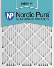 16x20x1m14-2 Nordic Pure Merv Ac Furnace Filter Pleated 848224127321