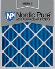 16x20x4m7-1 Nordic Pure Actual Depth Merv Pleated Ac Furnace 816387013362