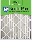 16x25x4m13-1 Nordic Pure 16x25x4 Merv 816387013553