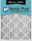 16x25x4m14 C-2 Nordic Pure Actual Depth Merv Plus Carbon Ac 848224050131