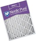 16x25x4m8-1 Nordic Pure Merv Pleated Ac Furnace Air Filter 816387013539