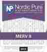16x25x4m8 816387016592 Nordic Pure 16-inch By 25-inch 4-inch Merv 8 Ac Air Filter