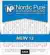 18x18x1m12-6 Nordic Pure Merv 12 Pleated Air Condition Furnace Filter Box Of 6 816387010743