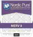 18x18x1m8-6 Nordic Pure Merv 8 Pleated Ac Furnace Air Filter 18x18x1 Box Of 6 816387010736