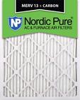 18x24x1m13 C-2 Nordic Pure Merv Plus Carbon Ac Furnace Filter 848224128755