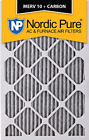 18x25x1pm10c-3 Nordic Pure Pleated Merv Plus Carbon Ac Furnace 848224140344
