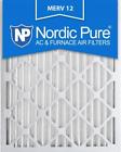 18x25x2m12-3 Nordic Pure Merv Pleated Air Condition Furnace Filter Box Of