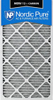 18x30x1pm12c-6 Nordic Pure Merv Pleated Ac Furnace Air Filters 848224140573