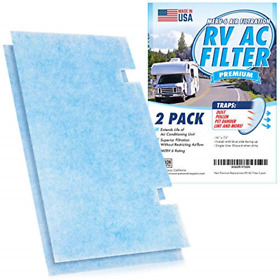 2-pack Mission Automotive Merv 6 Rated Rv Ac Filter Replacement For Dometic