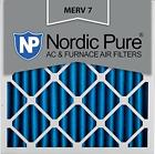 20x20x2m7-3 Nordic Pure Merv Pleated Ac Furnace Air Filter 816387012808