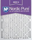 20x24x2m8-3 Nordic Pure Merv Pleated Ac Furnace Air Filter 816387012891