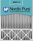 20x25x5hm14-2 Nordic Pure Actual Depth Merv Honeywell Replacement Pleated 848224036050