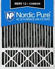 20x25x5hpm12c-4 Nordic Pure Actual Depth Honeywell Replacement Pleated Merv 848224141655