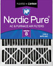 20x25x5hpm8c-2 Nordic Pure Actual Depth Honeywell Replacement Pleated Merv 692759856597