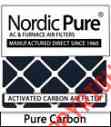 24x24x1purecarbon-6 6 Carbon Nordic Pure Ac Filters Box Furnace 24x24x1