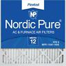 25x25x1m12-3 Nordic Pure Air Filter Pleated Electrostatic Cardboardproprietary 848224026907