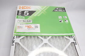 1005797444 3-pk Hdx Standard Pleated Air Filter Fpr 5 14inch X 25inch 1inch