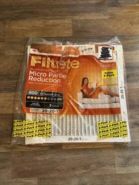3m 051131975088 Filtrete 24x24x1 Air Filter Mpr 800 Merv 10 Micro Particle Reduction One