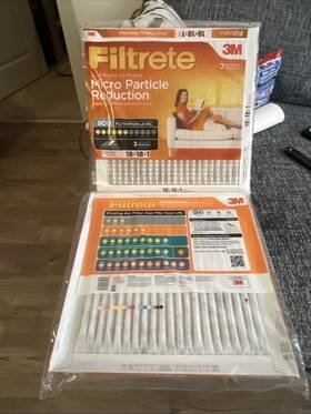 3m 051131975460 Allergen Defense Micro Particle Reduction Filtrete Filter 18 X 1 3 Pk