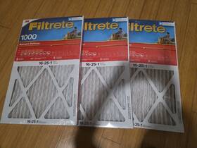 3m 051141352756 Filtrete 16x25x1 1000 Mpr Micro Allergen Electrostatic Air Filters 3 Pack