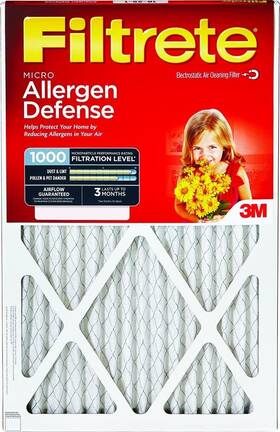 3m 378482534932 Filtrete Micro Allergen Reduction Air Filter Set Of 6 Size 25 Inch H X 16