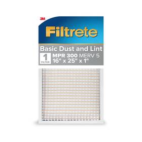 3m 445009815843 16x25x1 Air Filter Mpr 300 Merv 5 Dust Reduction Hvac System Cleaner New