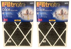 3m 617576100128 4-pack Filtrete Odor Reduction Carbon Implemented Filters