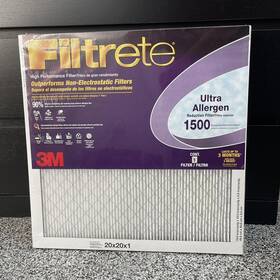 3m 638060656471 4 Filtrete 20x20x1 Air Filter Mpr 1500 Merv 13 Healthy Living Ultra Allergen