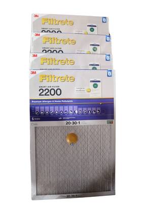 3m 638060850640 Filtrete Smart Replenishable Air Filter Mpr 2200 Merv 13 20x30x1 4-pack