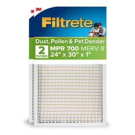 3m 711181377590 Filtrete 24x30x1 Hvac Furnace Air Filter Mpr 700 Merv 8 Dust Pollen And Pet