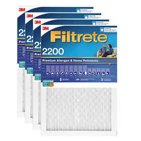 3m Air Filters 1inch Filter 4-pack 2200