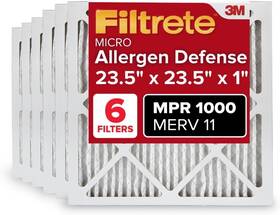 B07fnzmy6l 3m 23.5x23.5x1 Ac Furnace Air Filter Merv 11 Mpr 1000 Micro Allergen Defense 3