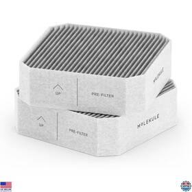 B082m4zgf7 3m High Efficiency Air Pre-filter 2-pack - Captures Pet Hair Dust And Particles