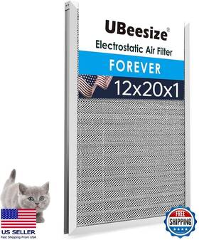 B0dbq148bw 3m 12x20x1 Merv 8 Reusable Washable Air Filter For Hvac Ac Furnace Lasts Lifetime