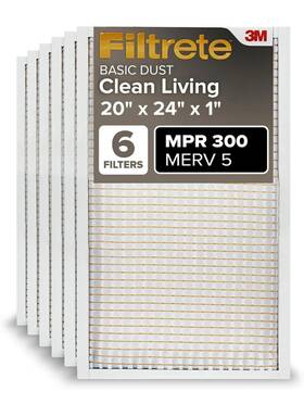 Db26-6pk-1e 3m Company Filtrete Clean Living Basic Dust Ac Furnace Air Filter 20x24x1 6-pack