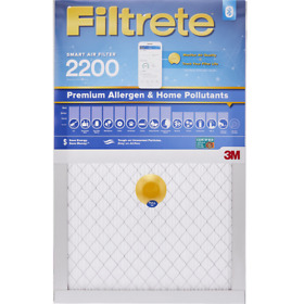S-ea01-4 3m Filtrete 2200 Mpr Premium Allergen And Home Pollutants Smart Air Filter 16x25x1