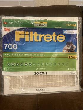 87245249 3m Filtrete Qty 4 20x20x1 Air Filter Mpr 700 Merv 8 Dust Pollen