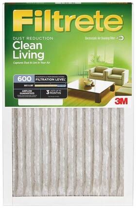 Mb12x24 3m Filtrete 6 12x24x1 11.6 X 23.6 Dust Reduction 600 Filter By Pack