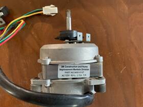 M0012127 3m Air Purifier Replacement Motor P/n 120vac 0.8a Used-0.315 Inch Shaft