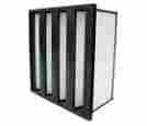 4dky5 Air Handler Merv 11 Fiberglass V-bank Filterwithout Gasket Metal Frame