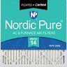 848224051091 Nordic Pure Merv Pleated Plus Carbon Ac Furnace