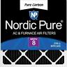 848224132318 Nordic Pure Merv Pleated Carbon Odor Reduction Ac