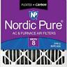 848224139706 Nordic Pure Merv Pleated Plus Carbon Ac Furnace