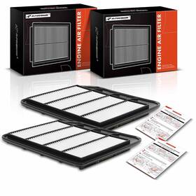 Apeaf167 A-premium 2-pc Engine Air Filter Compatible With Infinit Qx56 2011-2013